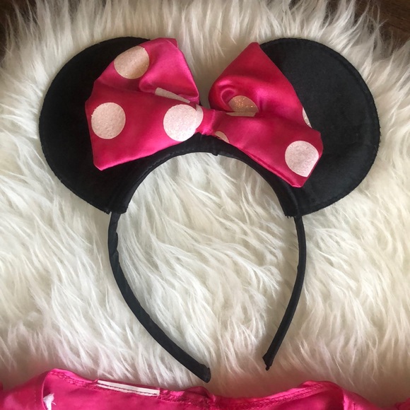 Disney | Pink Minnie Mouse Costume w/ Mouse Ears - Picture 3 of 5